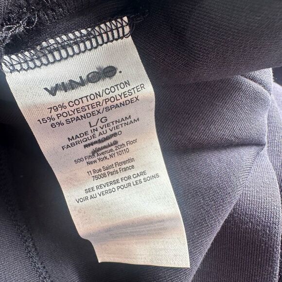 VINCE $345 Cotton Blend Chore Jacket Coastal Blue women's Large NEW - Picture 7 of 12